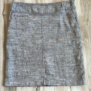 Brown Textured Skirt Size 10